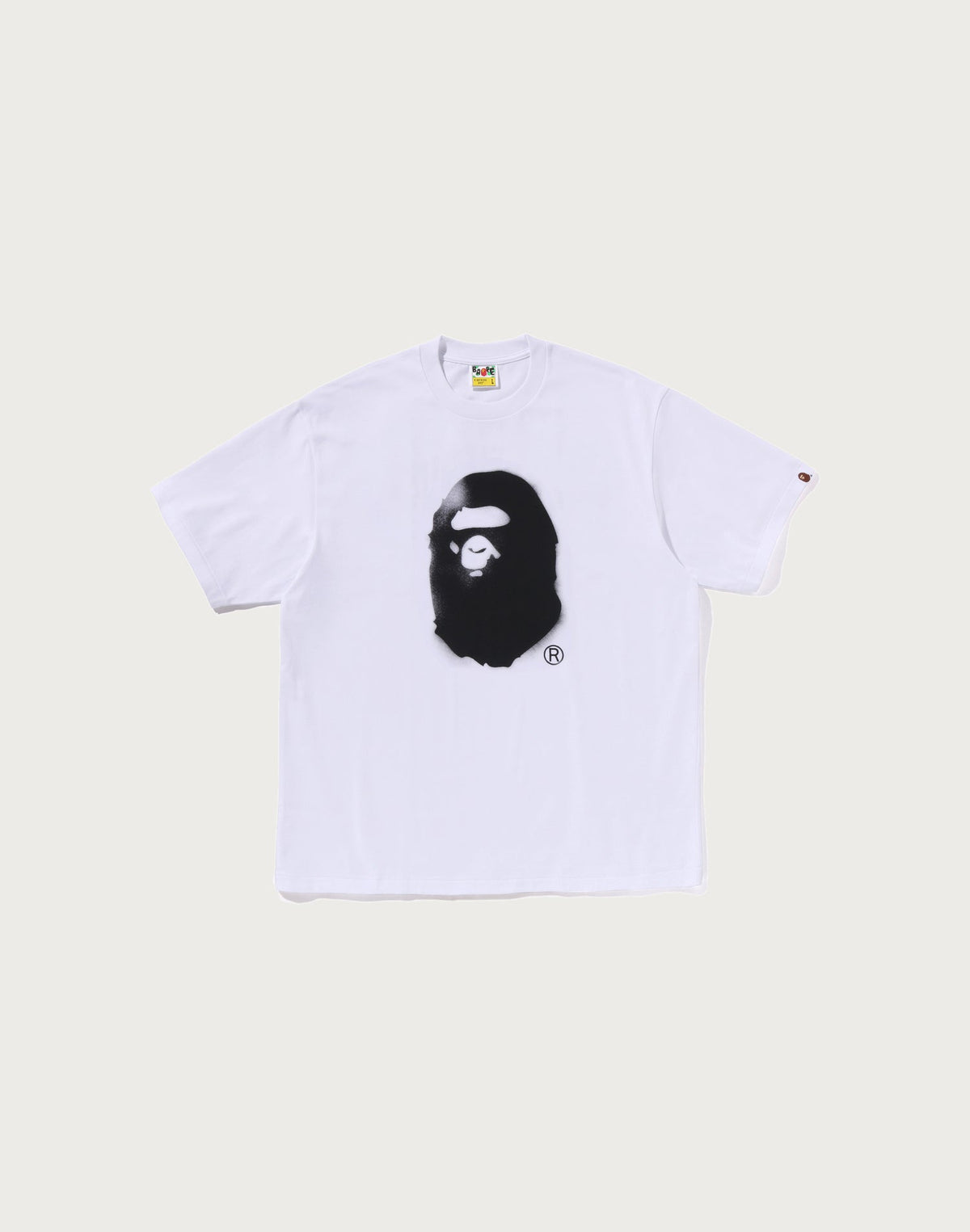 SPRAY PRINT APE HEAD RELAXED FIT TEE #2 MENS