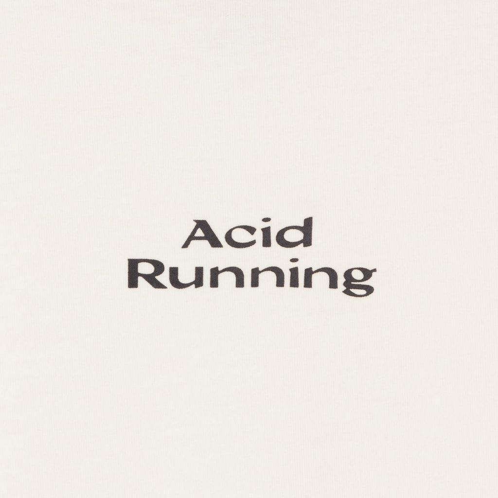 Acid Running Logo T-Shirt - Bone