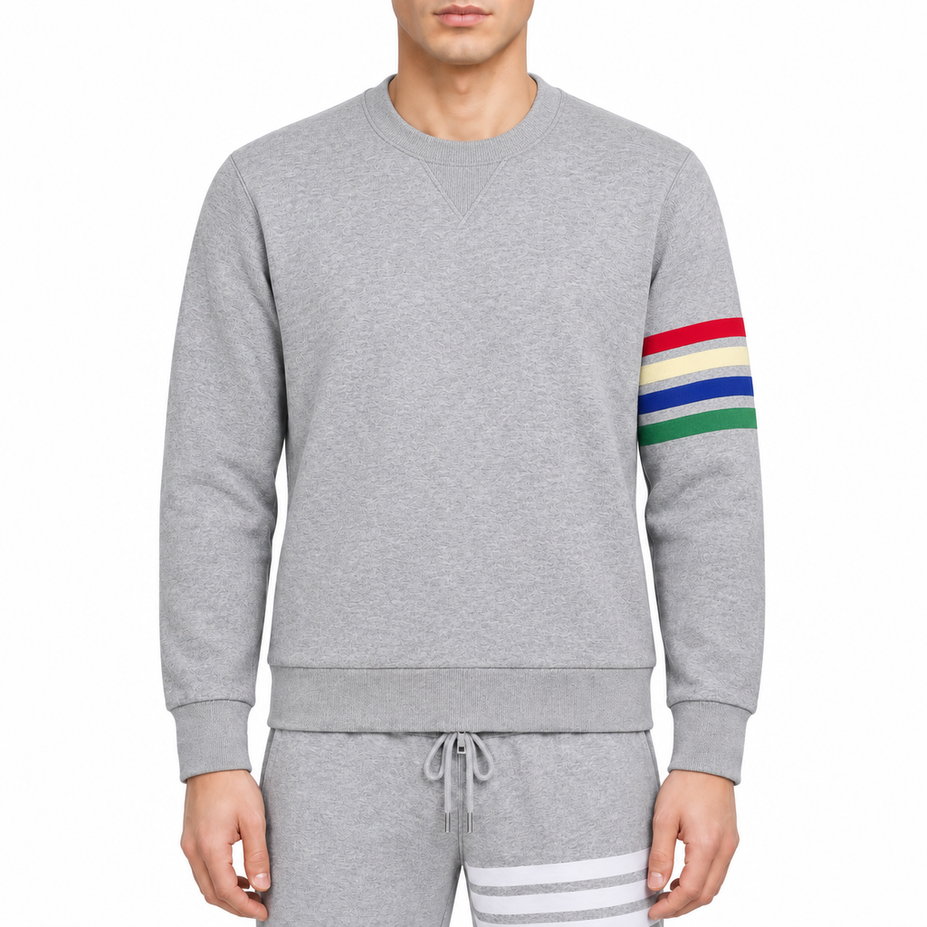 Rainbow Four poles Hoodie | Thom Browne