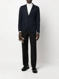 Harris Wharf London virgin-wool single-breasted blazer