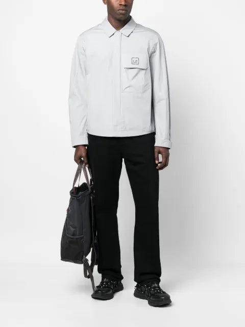 C.P. Company shirt jacket with logo print