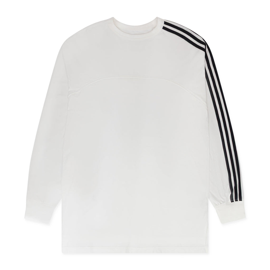 White M 3s Ls Tee White