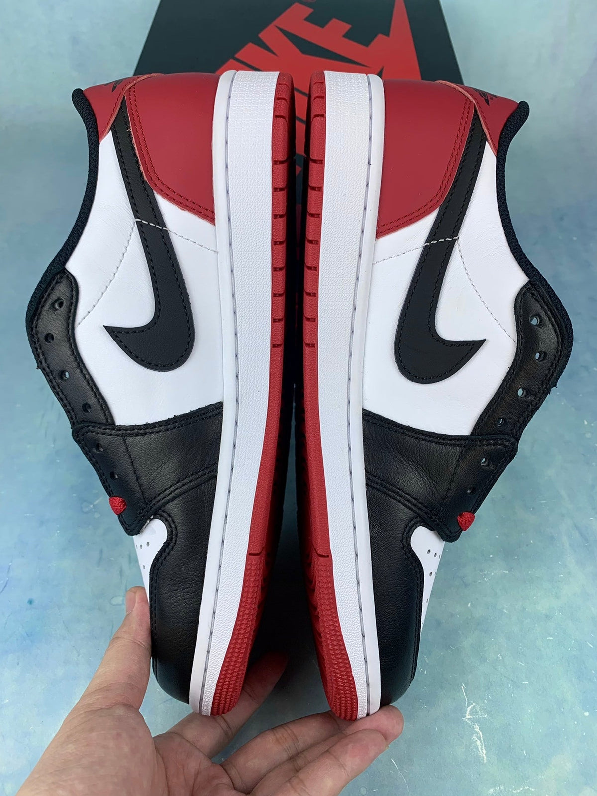Air Jordan 1 Low Black Toe Unisex Sneakers CZ0790-106