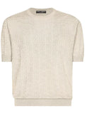 Dolce & Gabbana DG-logo silk sweater