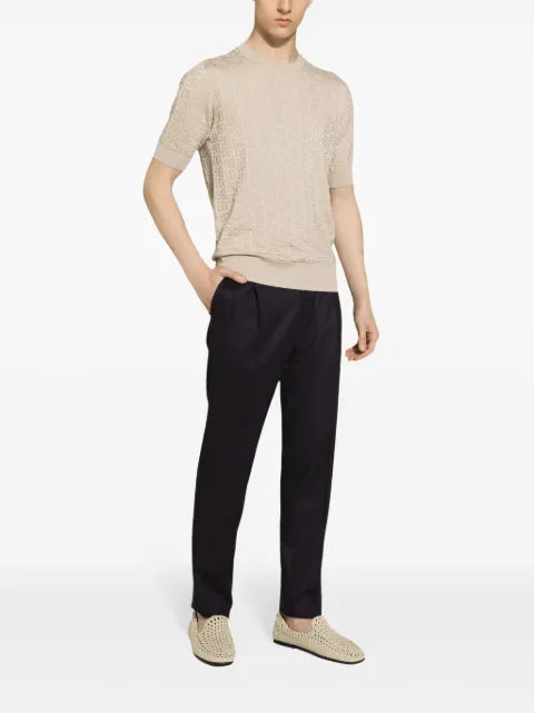 Dolce & Gabbana DG-logo silk sweater