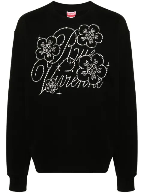 Kenzo Constellation-embroidered cotton sweatshirt