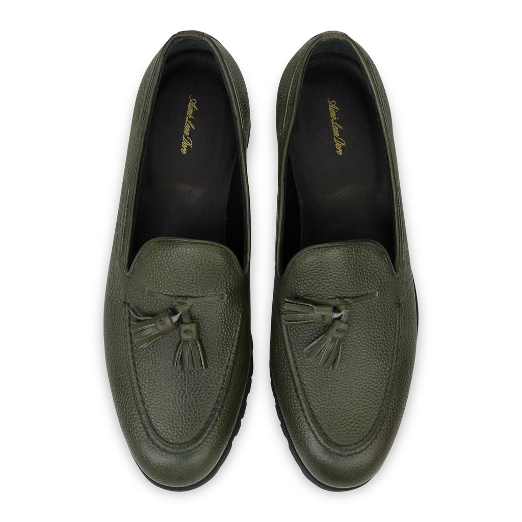 GREEN CHICCO RISO LOAFERS