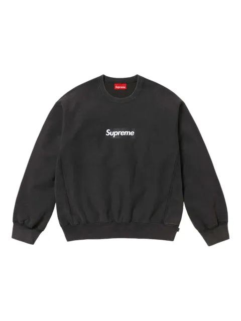 Supreme washed box logo "SS 25 - Black" sweatshirt