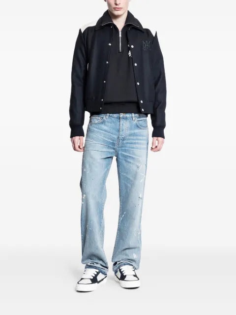 AMIRI graphic-print half-zip sweatshirt
