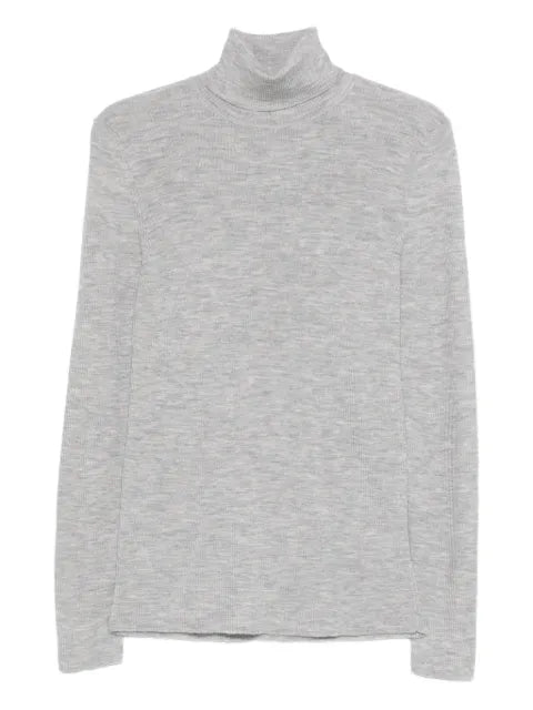 Sunflower roll-neck long-sleeve sweater
