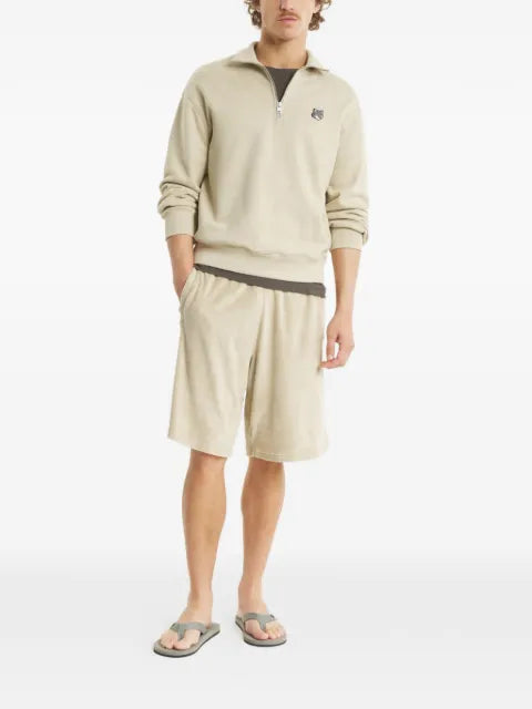 Maison Kitsuné zip logo sweatshirt