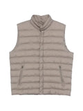 Herno zip sleeveless jacket