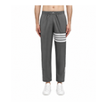 Thom Browne Style Side zip track pants with Signature Four-Bar Detail