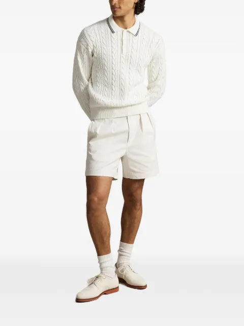 Polo Ralph Lauren cable-knit polo sweater