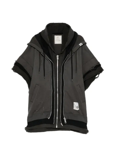 Maison MIHARA YASUHIRO triple layered zip-up sweat vest