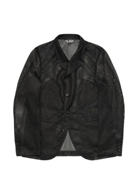 Black Comme Des Garçons notch-lapel blazer