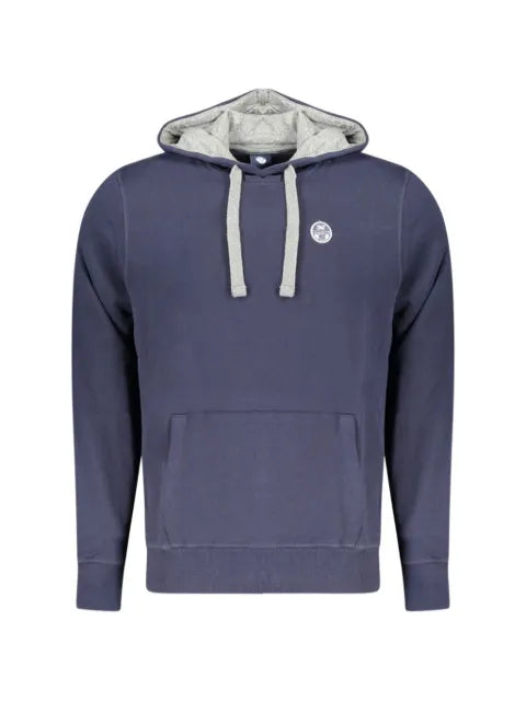 North Sails logo-patch drawstring hoodie
