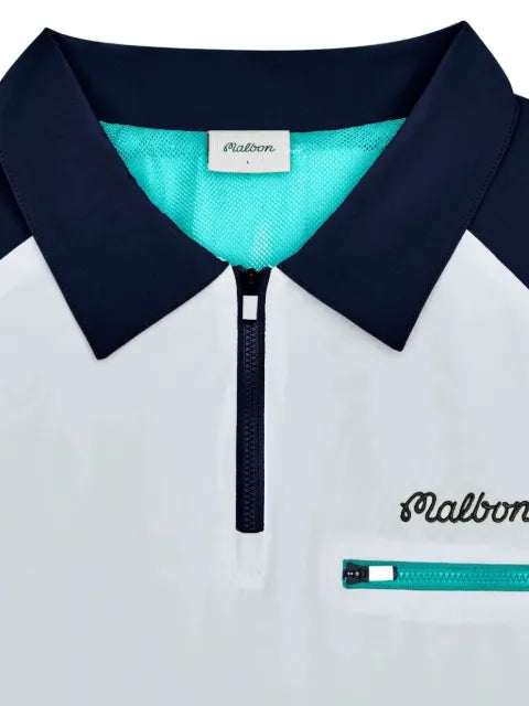 Malbon Golf Marina colour-block jacket