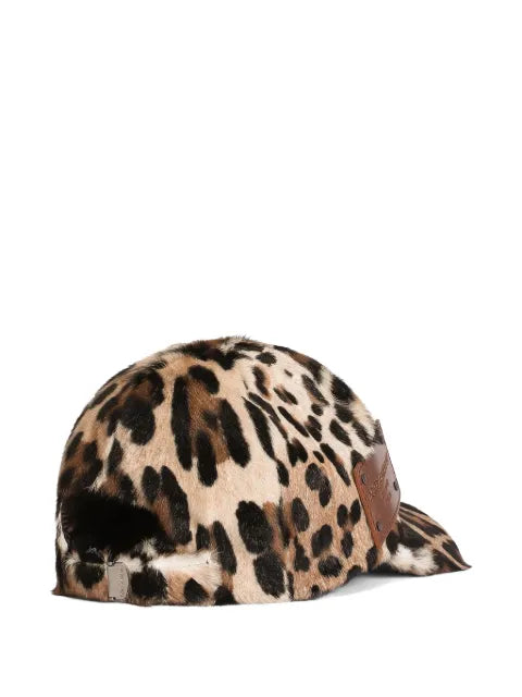 Dolce & Gabbana leopard-print baseball cap