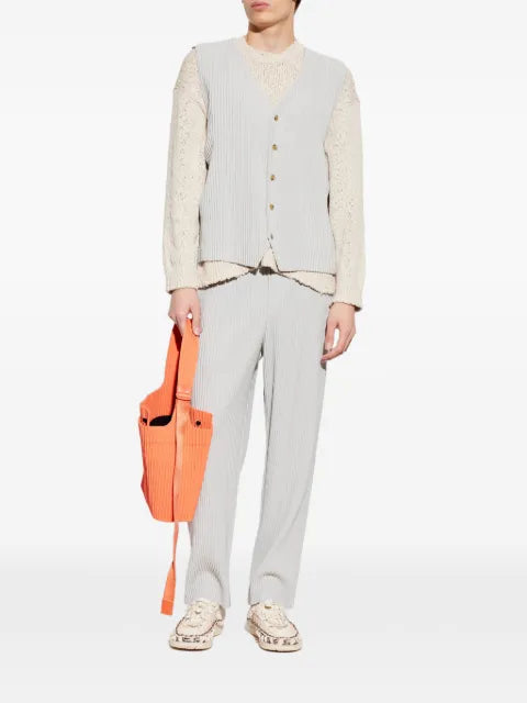 Homme Plissé Issey Miyake Risotto chunky-knit sweater