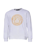 Versace Medusa-embroidered crew-neck sweater