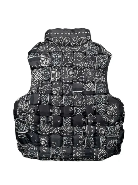 KAPITAL bandana-print quilted gilet