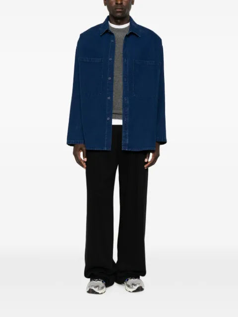 American Vintage patch-pocket overshirt