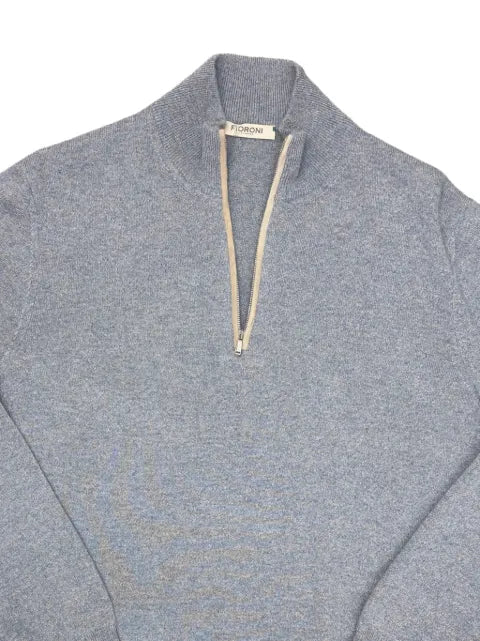 Fioroni Cashmere quarter-zip long-sleeve sweater