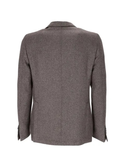 BRANDO herringbone-pattern blazer