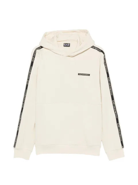 Ea7 Emporio Armani logo-tape hoodie