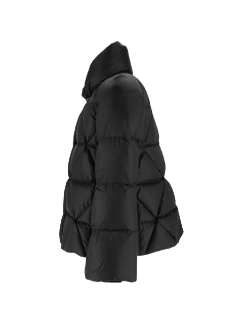 Fay argyle-quilted Gancio-fastening jacket