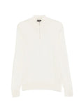 BOSS quarter-zip knitted sweater