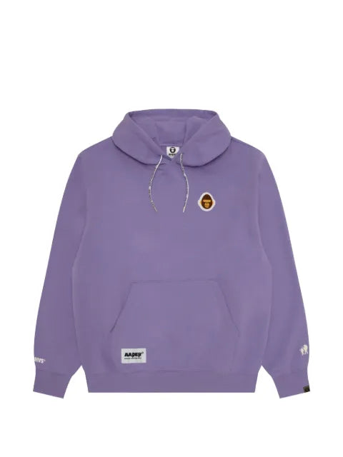 AAPE BY *A BATHING APE® logo-patch hoodie