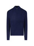 ASPESI zip-up ribbed-knit cardigan