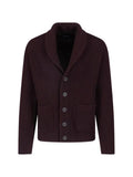 Drumohr shawl-collar ribbed-knit cardigan