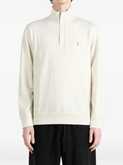 Polo Ralph Lauren quarter-zip logo-embroidered sweatshirt