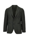 Caruso single-breasted wool blazer