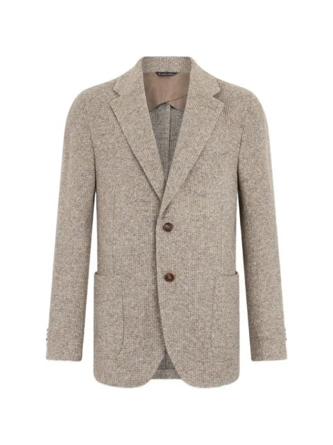 Brooks Brothers houndstooth jersey blazer
