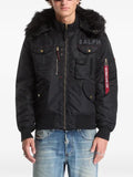 Alpha Industries Deflector faux-fur trim jacket