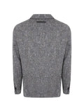 Zegna herringbone-weave button-up shirt jacket
