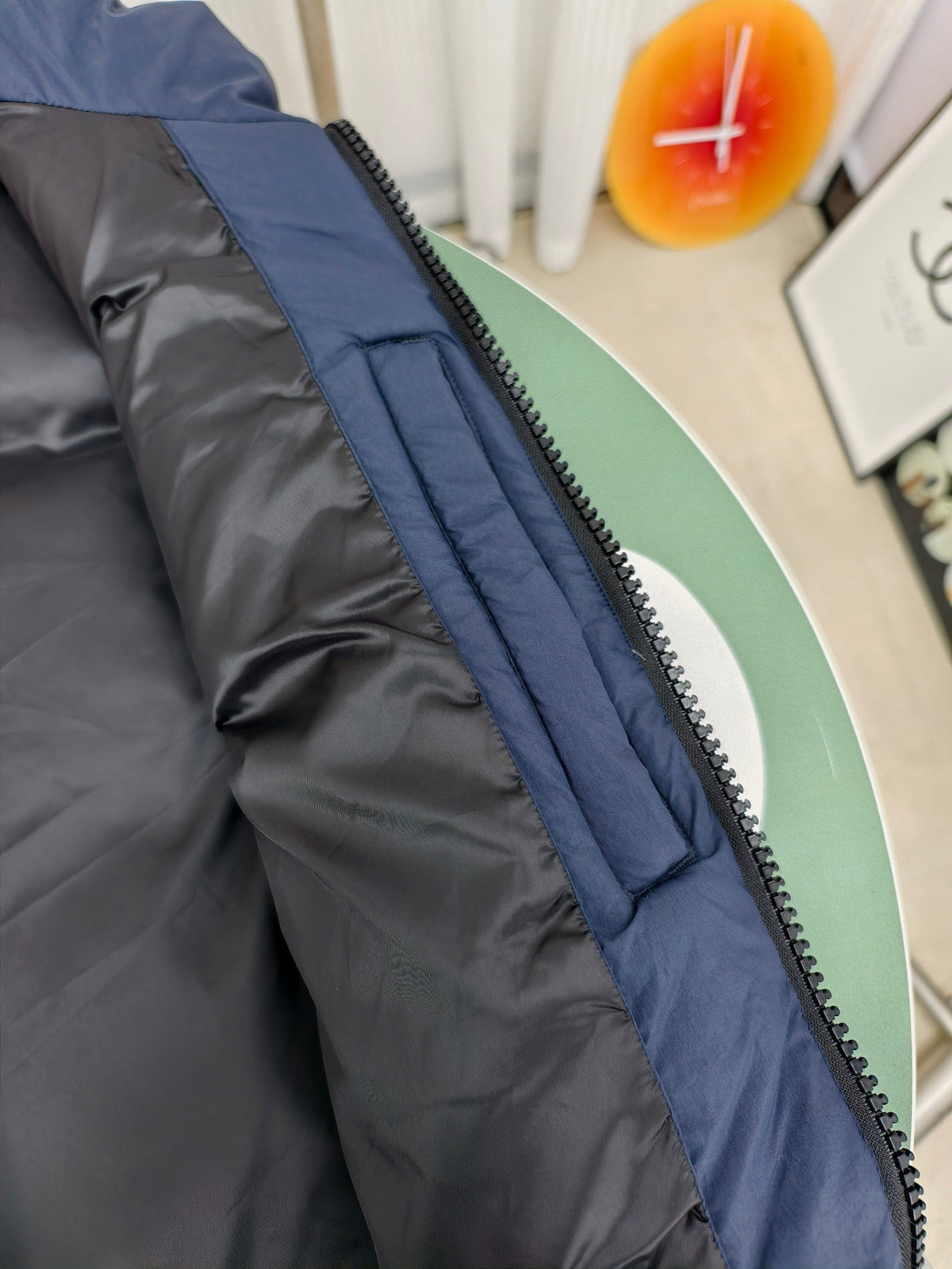 Canada Goose Arctic Program Navy Blue Down Vest with Reflective Detail