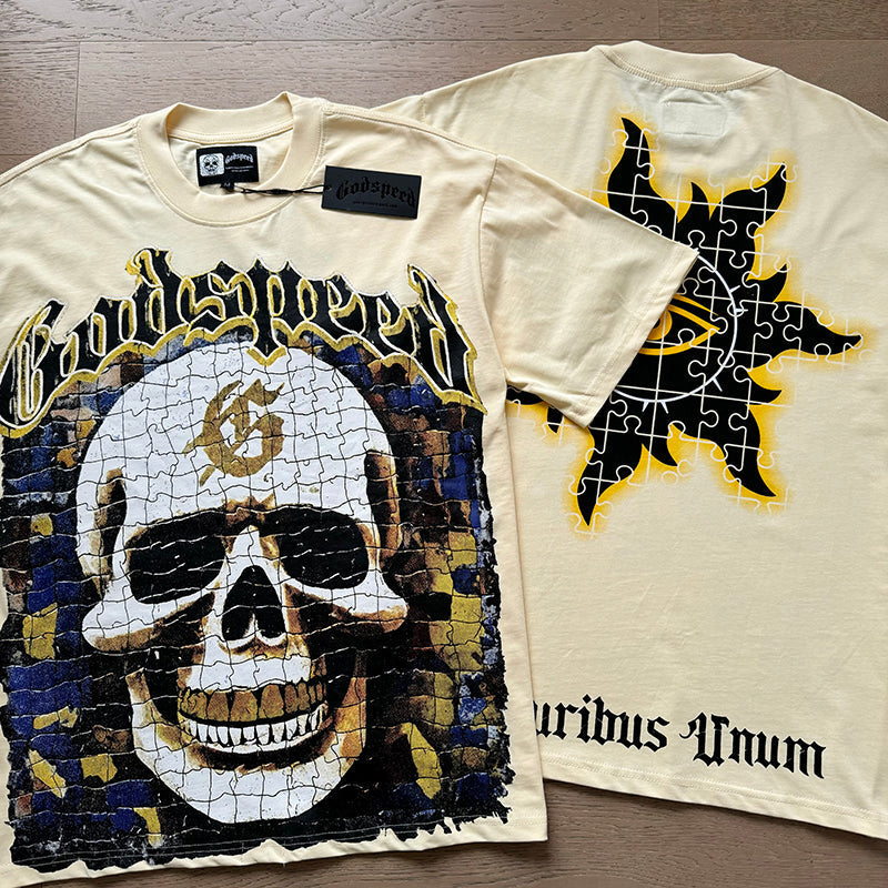Godspeed T-Shirt Retro Fantasy Pattern