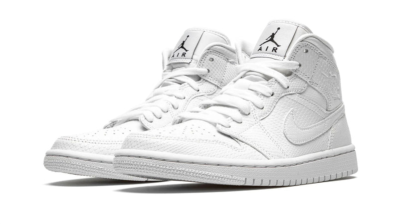 Nike Air Jordan 1 Mid WMNS 'White Snakeskin'