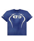 Hellstar Warm Up T-Shirt Blue