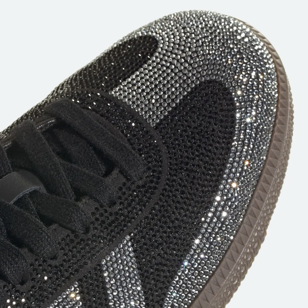 adidas Samba OG Rhinestone Black Silver Women's