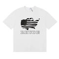 Rhude USA Map American Flag Graphic White Oversized T‑Shirt ****
