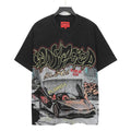 Godspeed Car Graffiti Graphic T-Shirt