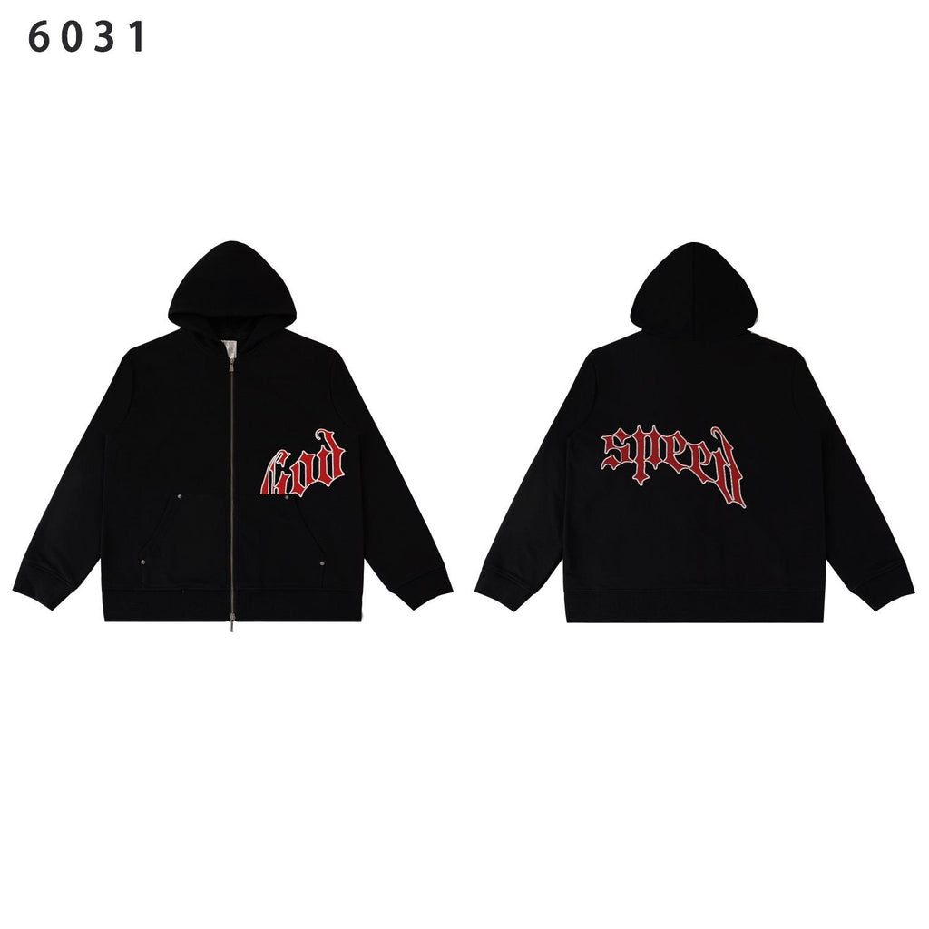 Godspeed Contrast Gothic Zip Hoodie