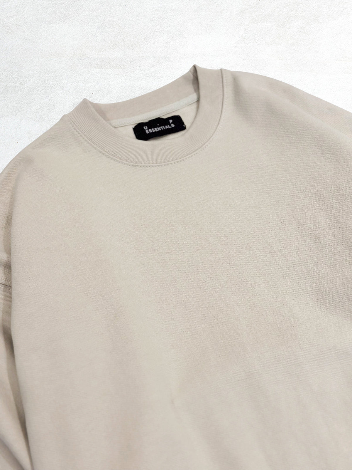 UP Essentials Oversized Sweat: Cashew Nut