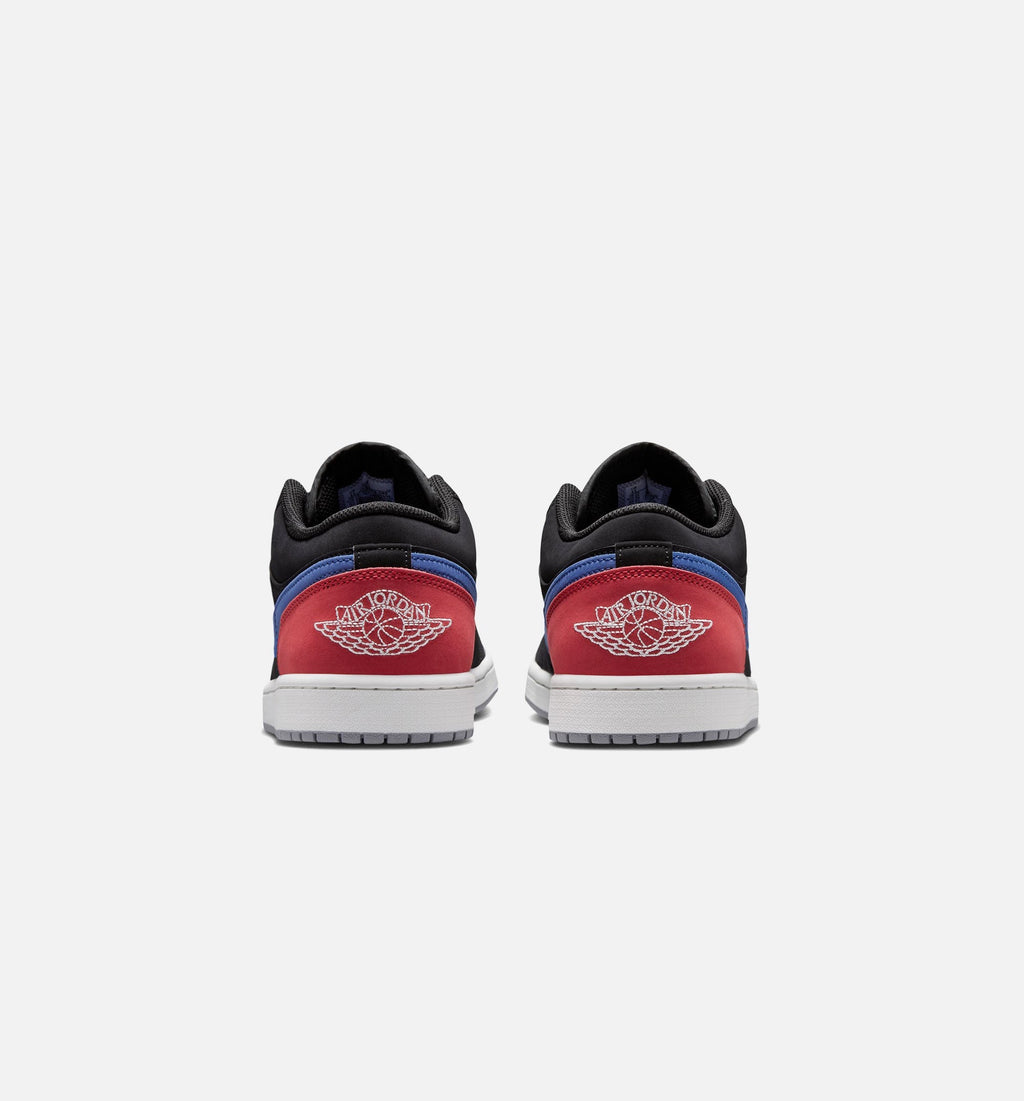 Air Jordan 1 Low Men's Sneakers - Black / Summit White / True Blue / University Red